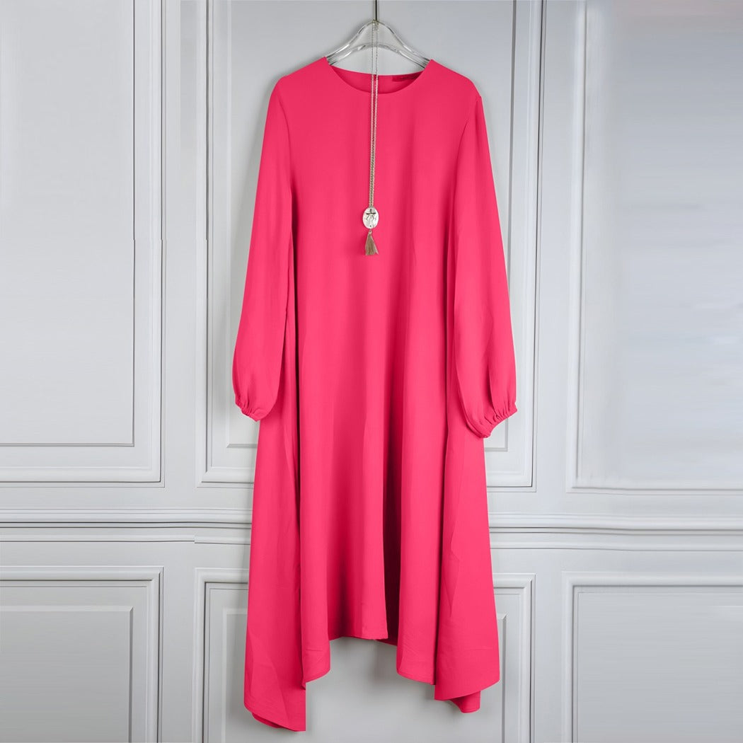 Latest Oversized Solid Color Long Top for Women