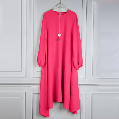 Latest Oversized Solid Color Long Top for Women