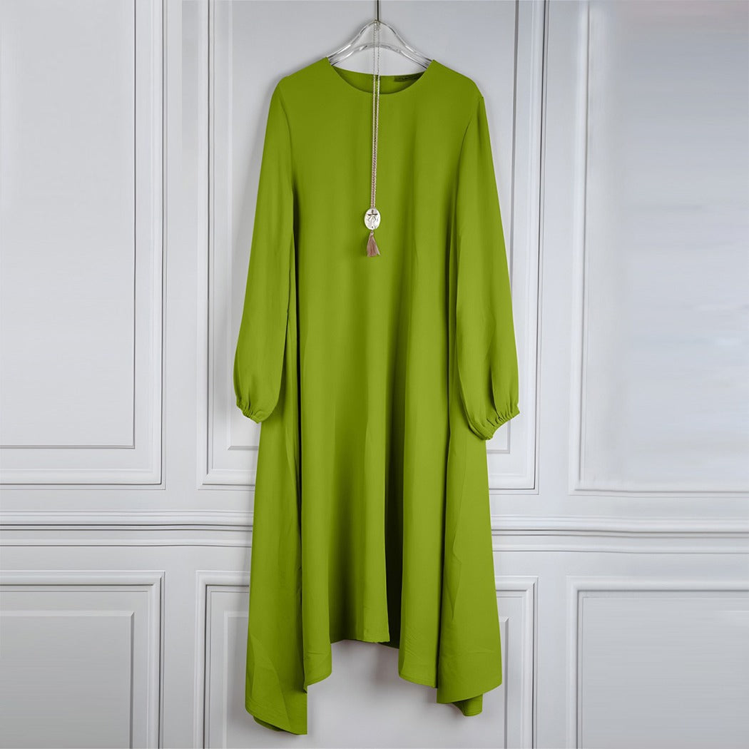 Latest Oversized Solid Color Long Top for Women